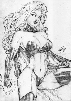 Ed Benes Original Art - Page 270