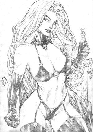 Ed Benes Original Art - Page 273