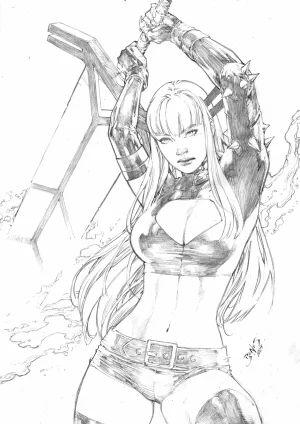 Ed Benes Original Art - Page 281