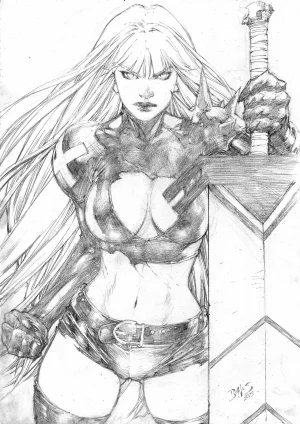 Ed Benes Original Art - Page 282