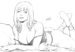 Ed Benes Original Art - Page 303