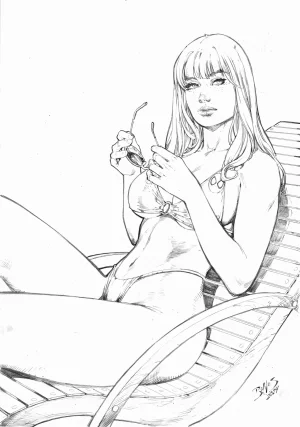 Ed Benes Original Art - Page 307