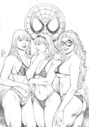 Ed Benes Original Art - Page 309