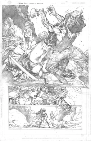 Ed Benes Original Art - Page 324