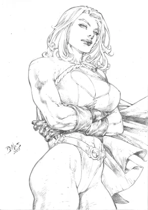 Ed Benes Original Art - Page 343