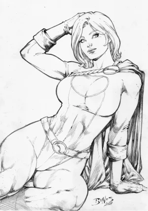 Ed Benes Original Art - Page 349
