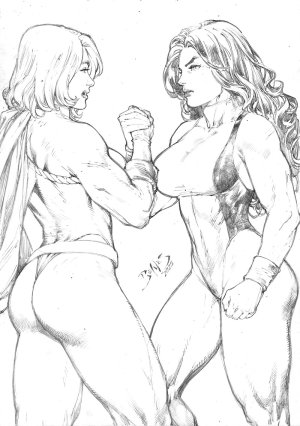 Ed Benes Original Art - Page 379