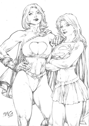 Ed Benes Original Art - Page 380