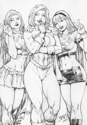 Ed Benes Original Art - Page 382