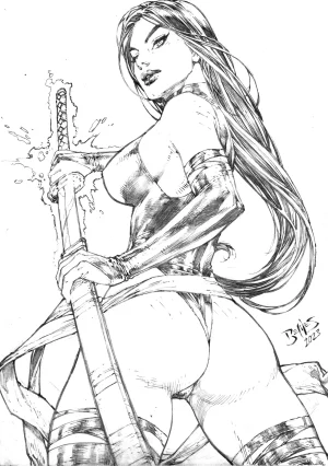 Ed Benes Original Art - Page 396