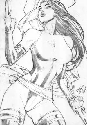 Ed Benes Original Art - Page 398