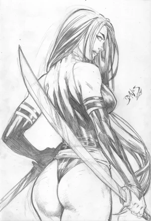 Ed Benes Original Art - Page 401