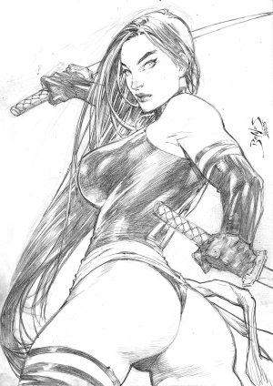 Ed Benes Original Art - Page 418