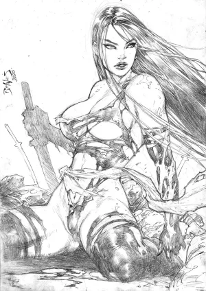 Ed Benes Original Art - Page 420