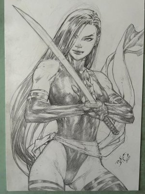 Ed Benes Original Art - Page 423