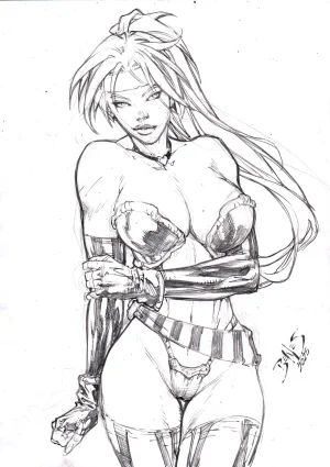 Ed Benes Original Art - Page 438