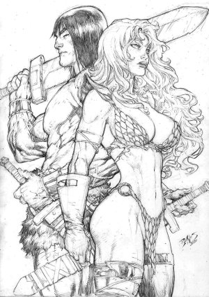 Ed Benes Original Art - Page 446