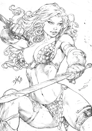 Ed Benes Original Art - Page 450