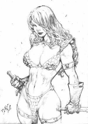 Ed Benes Original Art - Page 456