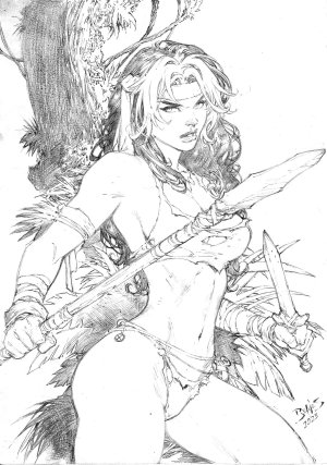 Ed Benes Original Art - Page 482