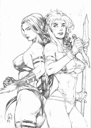 Ed Benes Original Art - Page 513