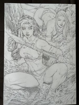 Ed Benes Original Art - Page 515