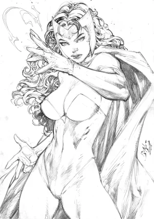 Ed Benes Original Art - Page 521