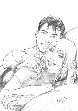 Ed Benes Original Art - Page 596