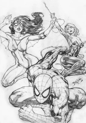 Ed Benes Original Art - Page 607