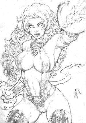 Ed Benes Original Art - Page 611