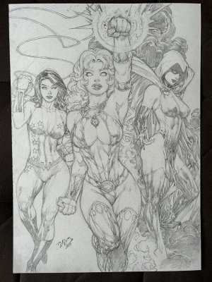 Ed Benes Original Art - Page 647