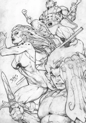 Ed Benes Original Art - Page 649
