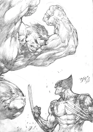 Ed Benes Original Art - Page 685