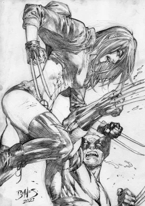Ed Benes Original Art - Page 694