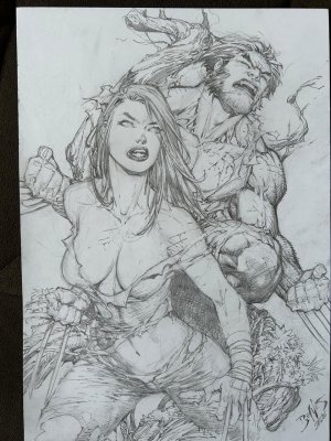 Ed Benes Original Art - Page 695