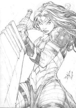 Ed Benes Original Art - Page 700