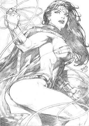 Ed Benes Original Art - Page 715