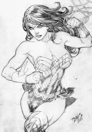 Ed Benes Original Art - Page 721