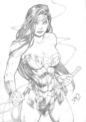 Ed Benes Original Art - Page 724