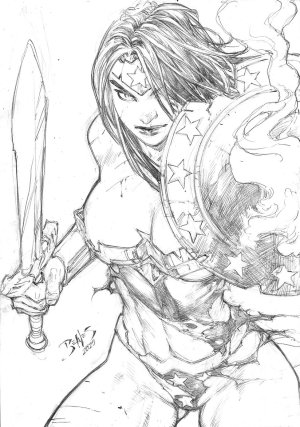 Ed Benes Original Art - Page 726