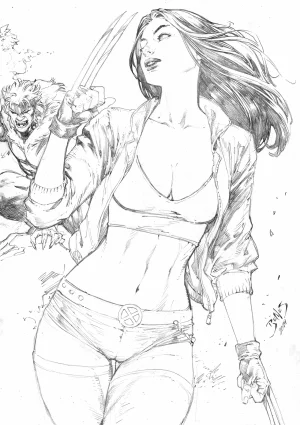 Ed Benes Original Art - Page 739