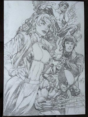 Ed Benes Original Art - Page 755