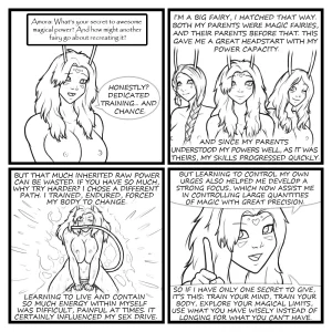 Eldrik Fairies vs Tentacles - Character Questions - Page 258