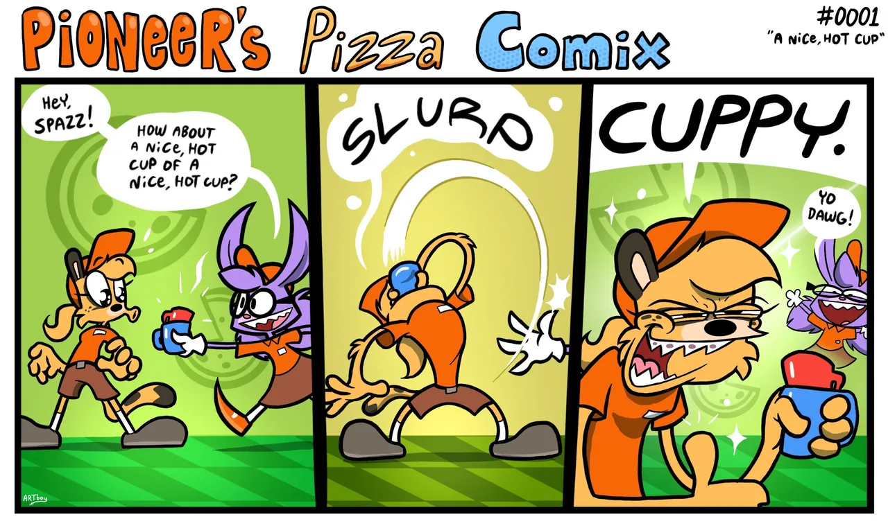 ENFman Pioneers Pizza Comix - Image 1