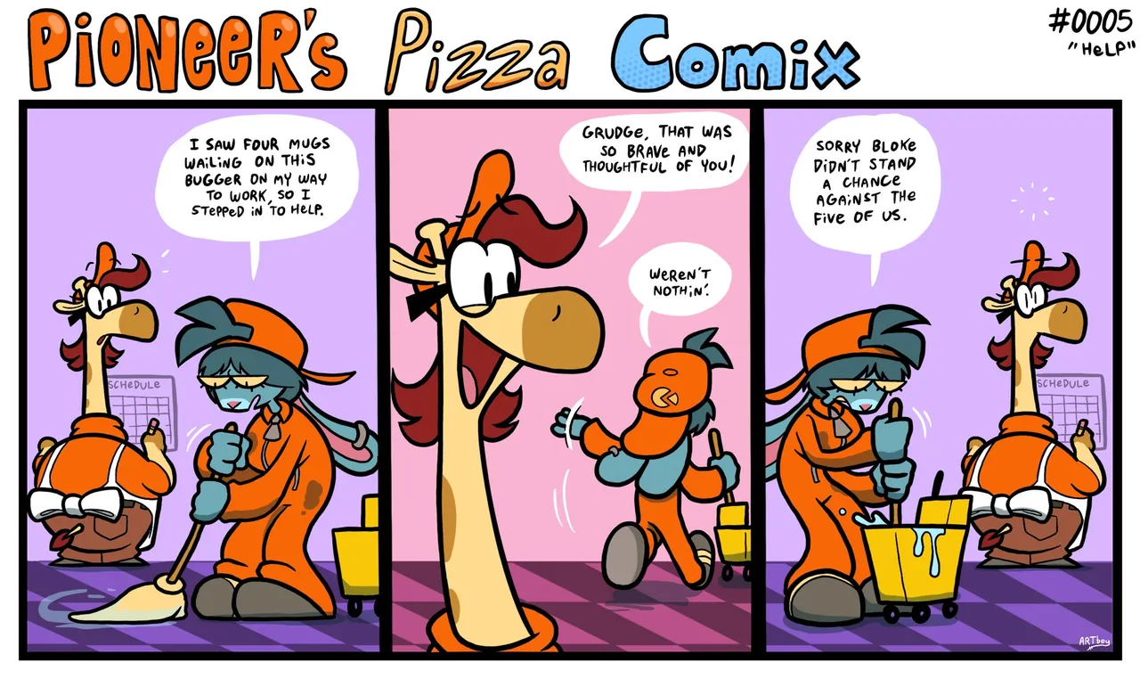 ENFman Pioneers Pizza Comix - Image 5