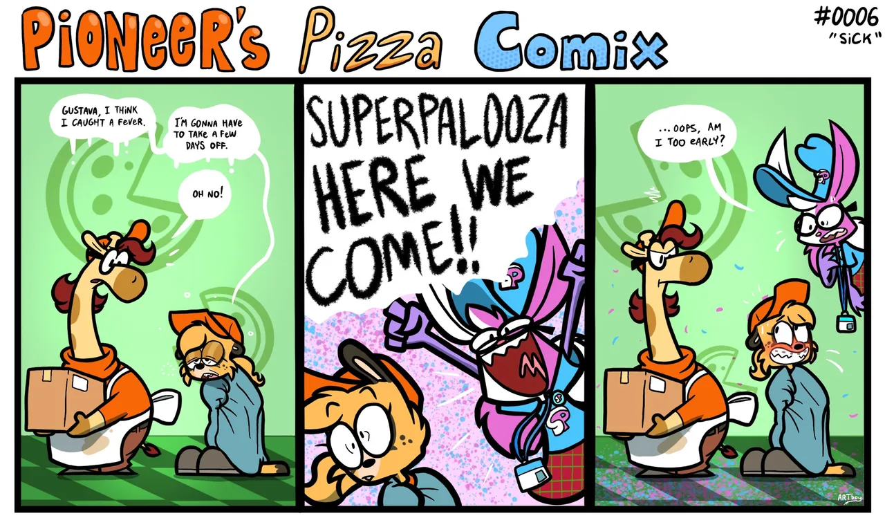 ENFman Pioneers Pizza Comix - Image 6