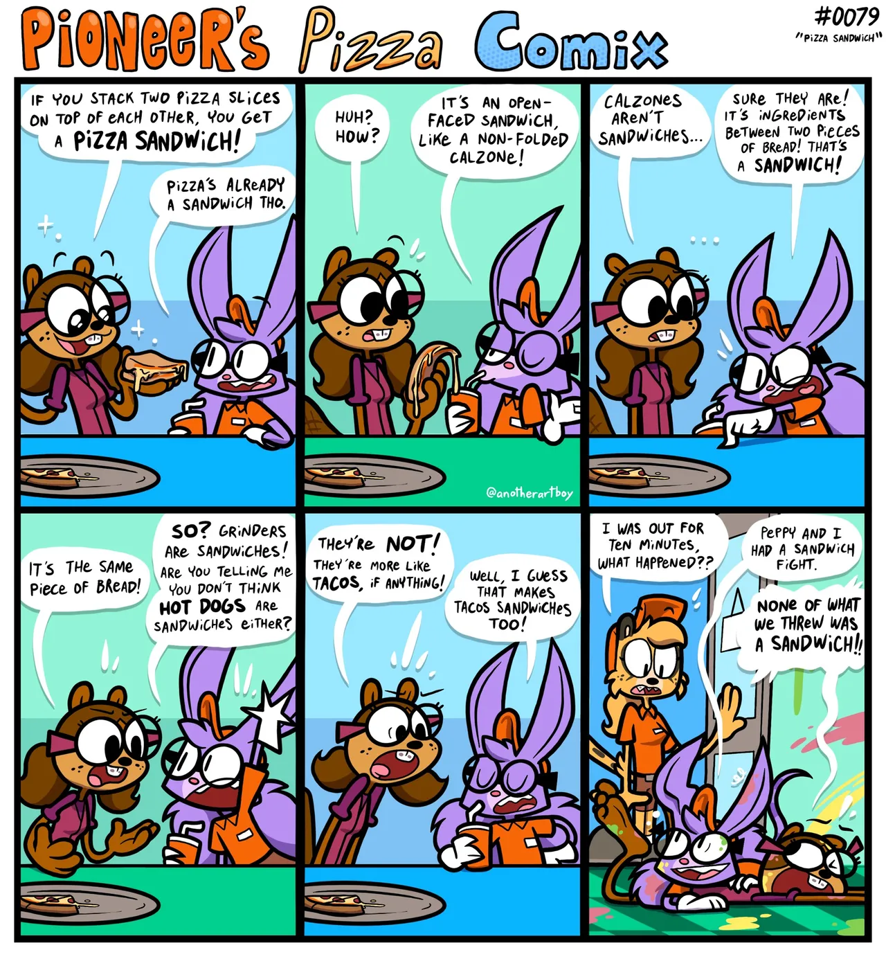 ENFman Pioneers Pizza Comix - Image 79