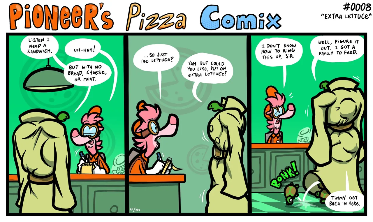 ENFman Pioneers Pizza Comix - Image 8