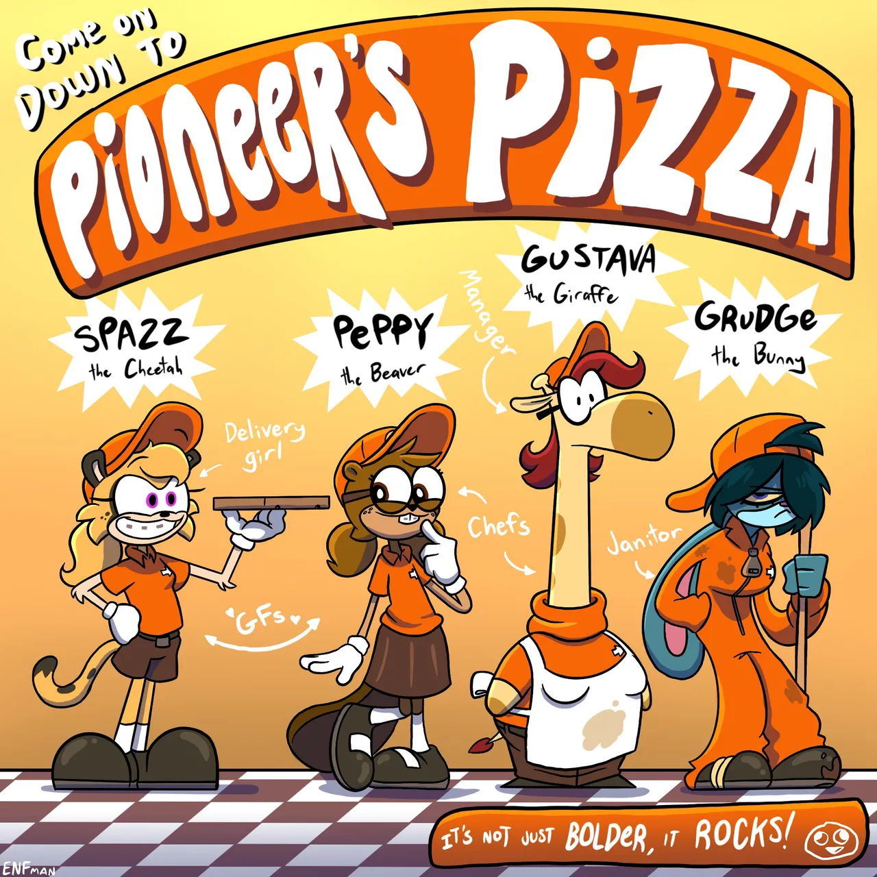 ENFman Pioneers Pizza Comix - Image 89