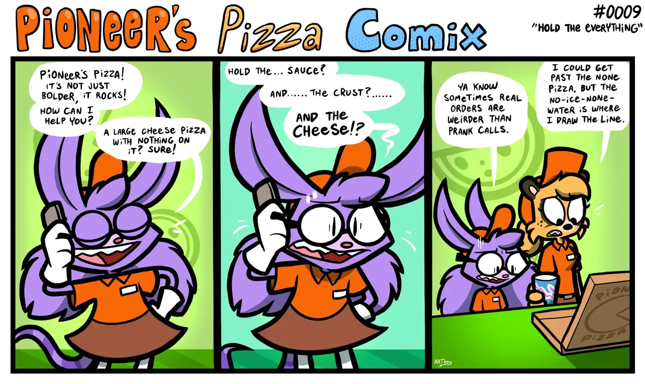 ENFman Pioneers Pizza Comix - Image 9